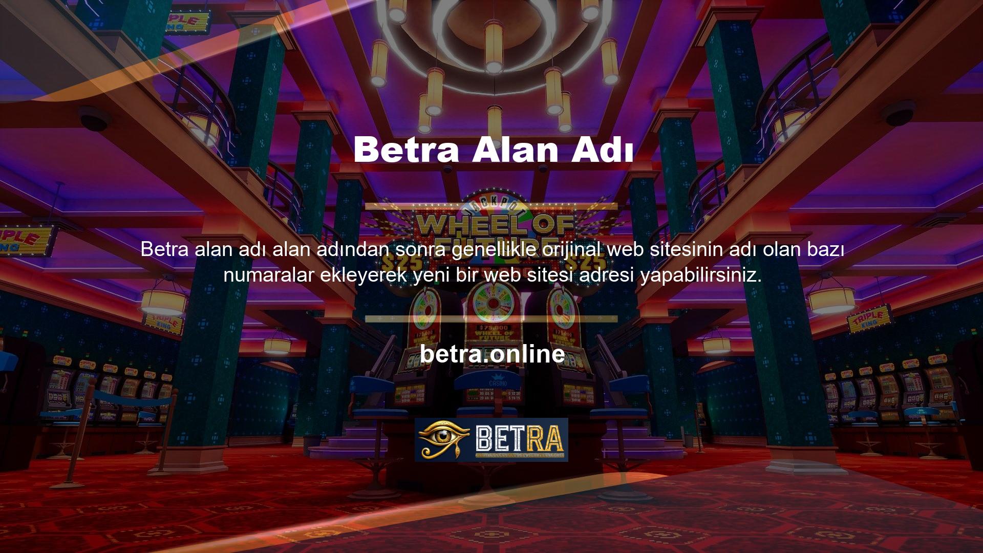 Örneğin, bir yönlendirme bağlantısı adresi Betra